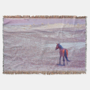 Desert Horse P8640 Throw Blanket