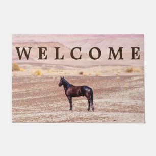 Desert Horse P8664 Doormat