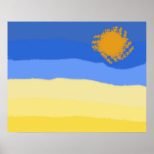 desert impression poster