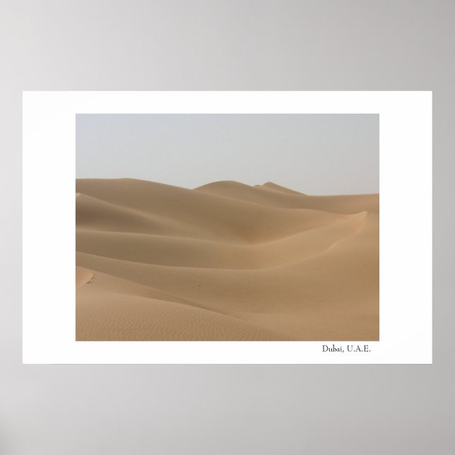 Desert in Dubai Poster (Front)
