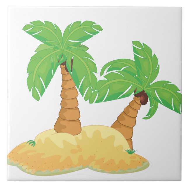 Desert Island Tile (Front)