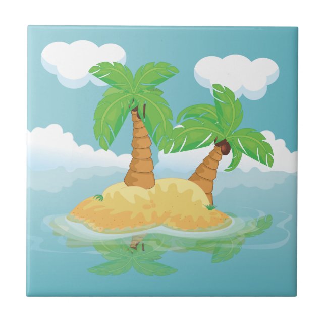 Desert Island Tile (Front)