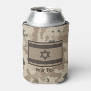 Desert Israeli Flag Can Cooler