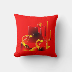 Desert Kokopelli Cushion