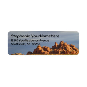 Desert Landscape address labels