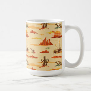 Desert Landscape Arizona Pattern Coffee Mug
