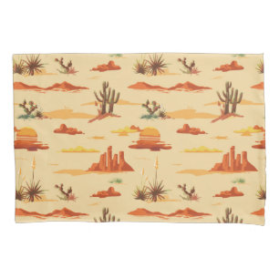 Desert Landscape Arizona Pattern Pillowcase