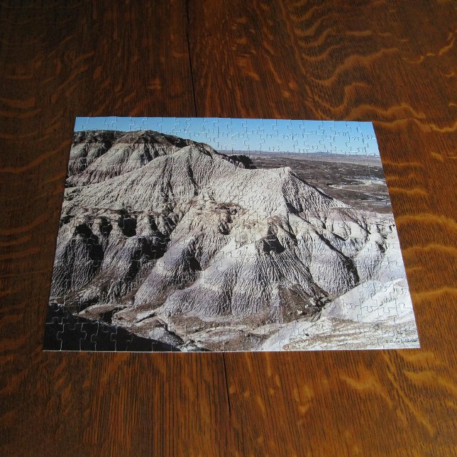 Desert Landscape Blue Mesa Badlands Photo Jigsaw Puzzle (In Situ)