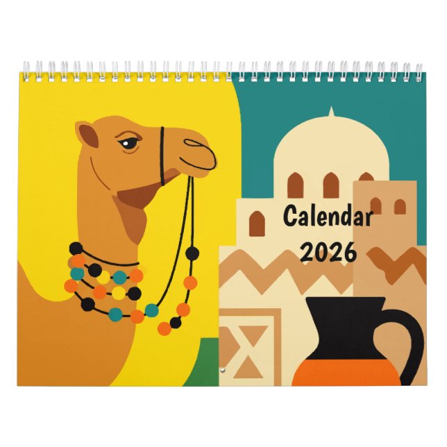 Desert landscape calendar (Cover)