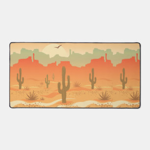 Desert Landscape Design Desk Mat