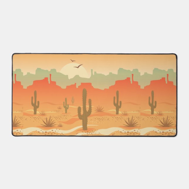 Desert Landscape Desk Mat (Front)