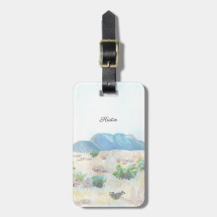 Desert Landscape Luggage Tag
