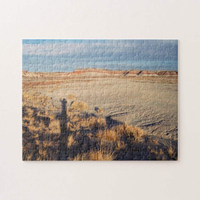 Desert Landscape Petrified Forest Photo Jigsaw Puzzle (Horizontal)