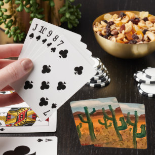 Desert Landscape Playing Cards