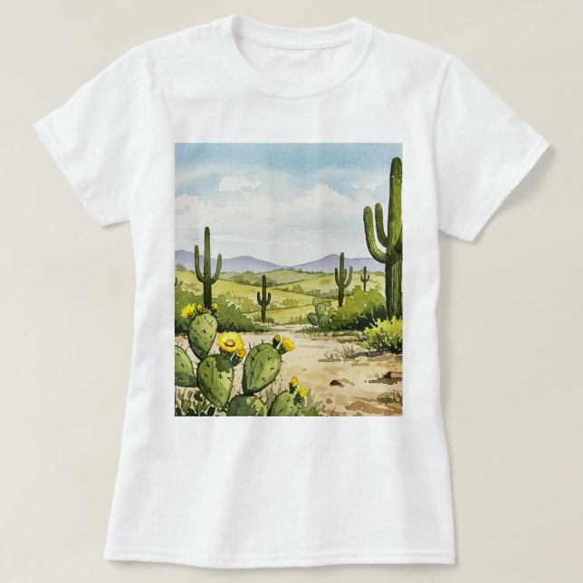 Desert landscape T-Shirt (Design Front)