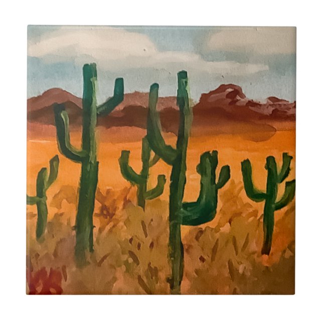 Desert Landscape Tile (Front)