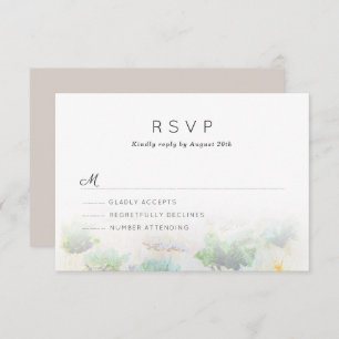 Desert Landscape Wedding RSVP