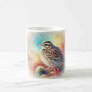 Desert Lark 020924AREF135 - Watercolor Coffee Mug