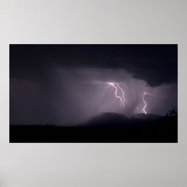 Desert Lightning Poster (Front)