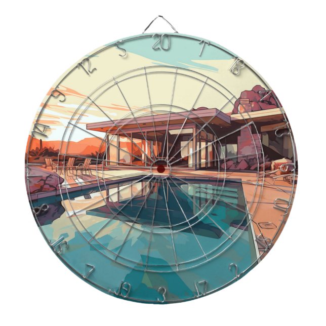 DESERT LIVING #3 DARTBOARD (Front)