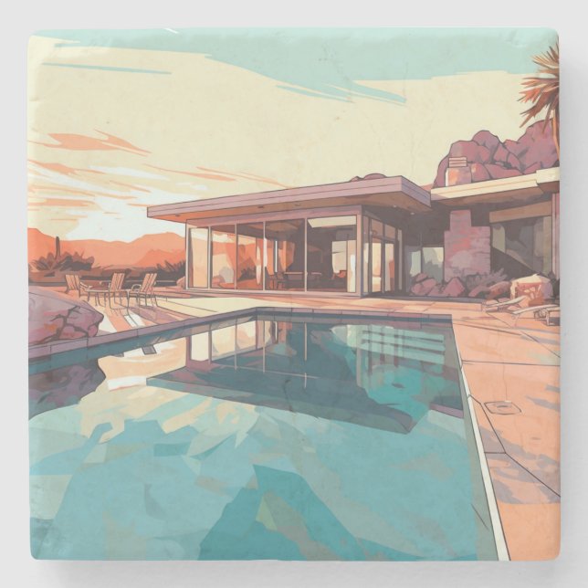 DESERT LIVING #3 STONE COASTER (Front)