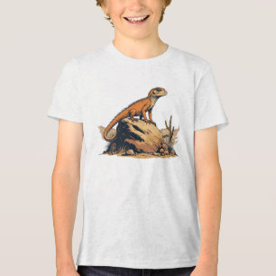 Desert Lizard Vintage Style Tri-Blend Shirt