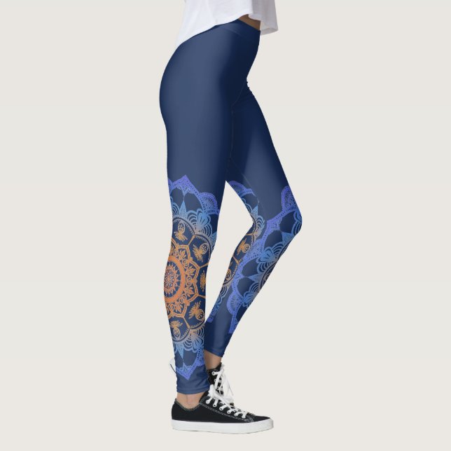 Desert Mandala by Megaflora Design Leggings (Right)