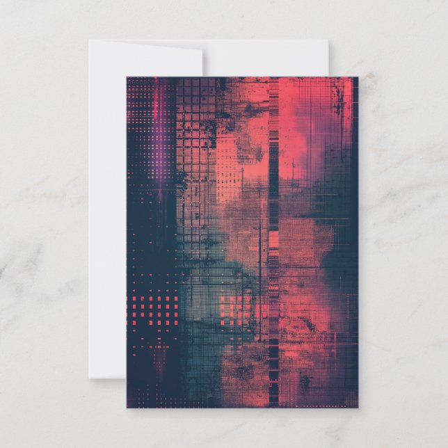 Desert matrix thank you card (Front)