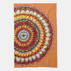 Desert Medallion - Abstract Tea Towel