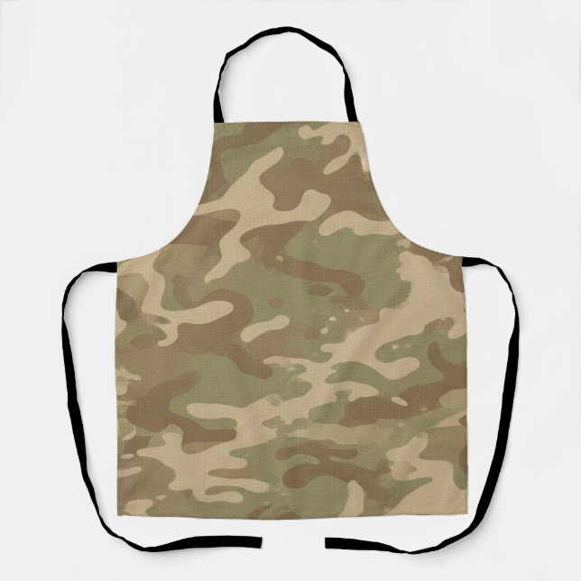 Desert Military Camouflage Pattern Apron (Front)