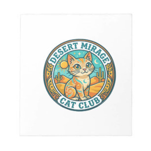 Desert Mirage Cat Cat Mum Gift Idea - Desert Mirag Notepad