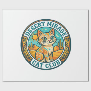 Desert Mirage Cat Cat Mum Gift Idea - Desert Mirag Wrapping Paper