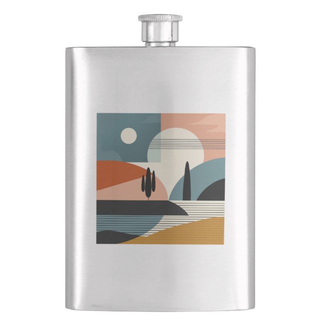 Desert Mirage Hip Flask (Front)