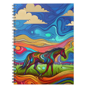 Desert Mirage Horse Notebook