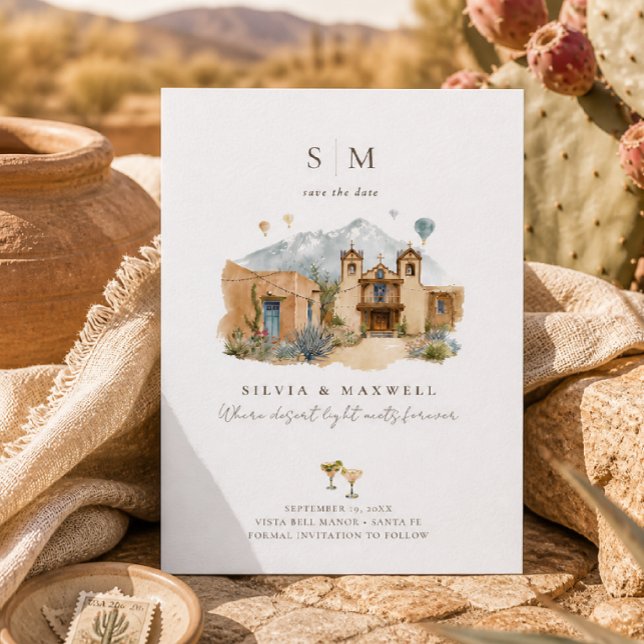 Desert Mission Wedding Photo Save the Date (Creator Uploaded)