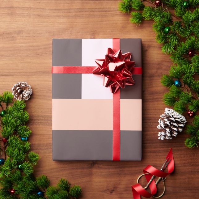 Desert Mocha Geometric Wrapping Paper (Holiday Gift)