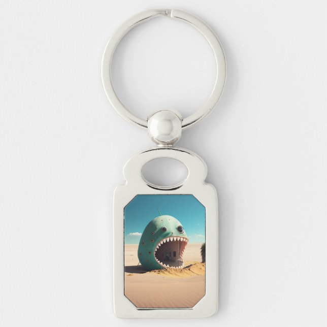 Desert monster house key ring (Front)