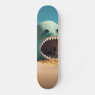 Desert monster house skateboard