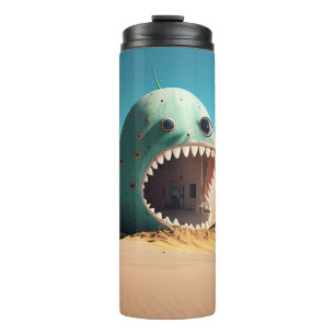 Desert monster house thermal tumbler