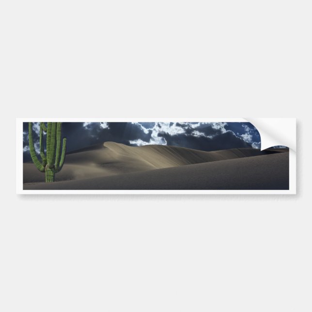 Desert Moon Bumper Sticker (Front)