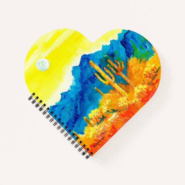 Desert Moonrise Notebook (Front)
