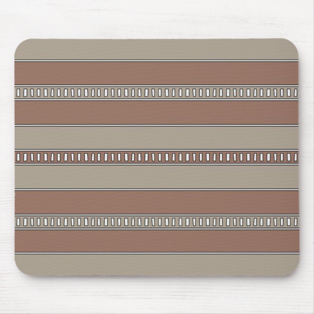 Desert Mosaic Stripes Mouse Mat (Front)