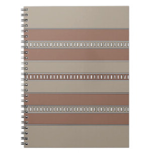 Desert Mosaic Stripes Notebook