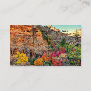 Desert Mountain Fall Colours  Business Card