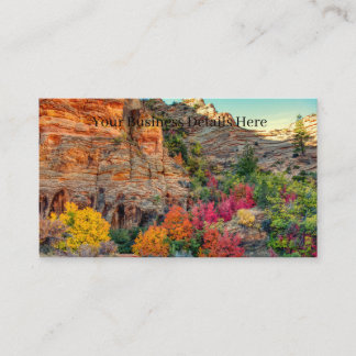 Desert Mountain Fall Colours  Business Card