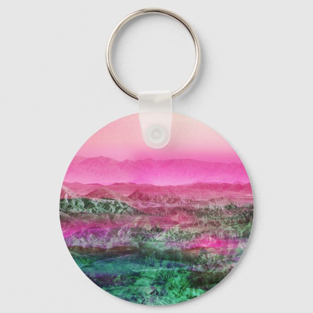 Desert Mountains Key Ring (Front)