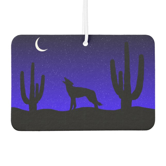 Desert Night Car Air Freshener (Front)