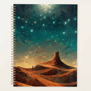 Desert Night Fantasy Landscape Sci-Fi Planner