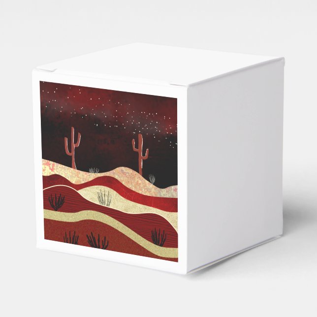 Desert Night Favour Box (Front Side)