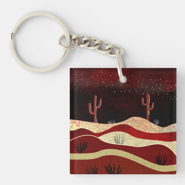 Desert Night Key Ring (Front)